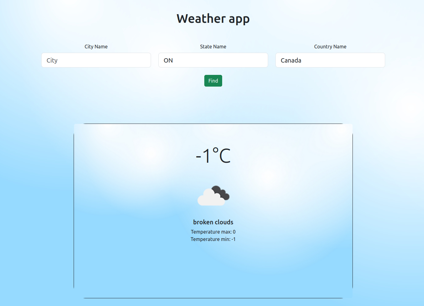 Flask - Weather App
